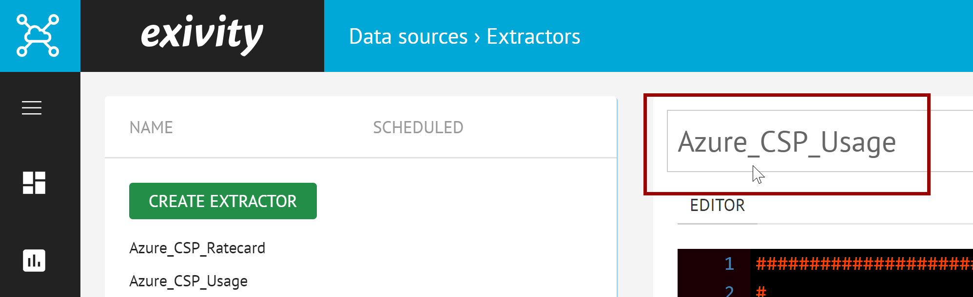 Provide a name for the new Extractor